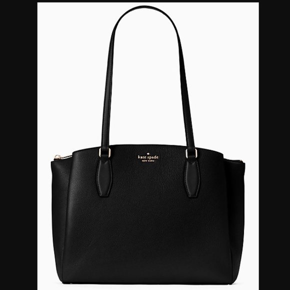 kate spade Handbags - Kate Spade Monet Large Compartment Tote Black NWT